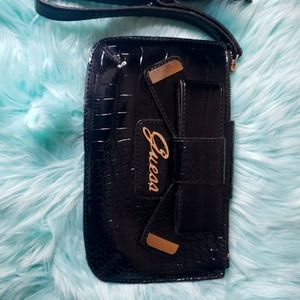 Guess Patent Leather Wristlet